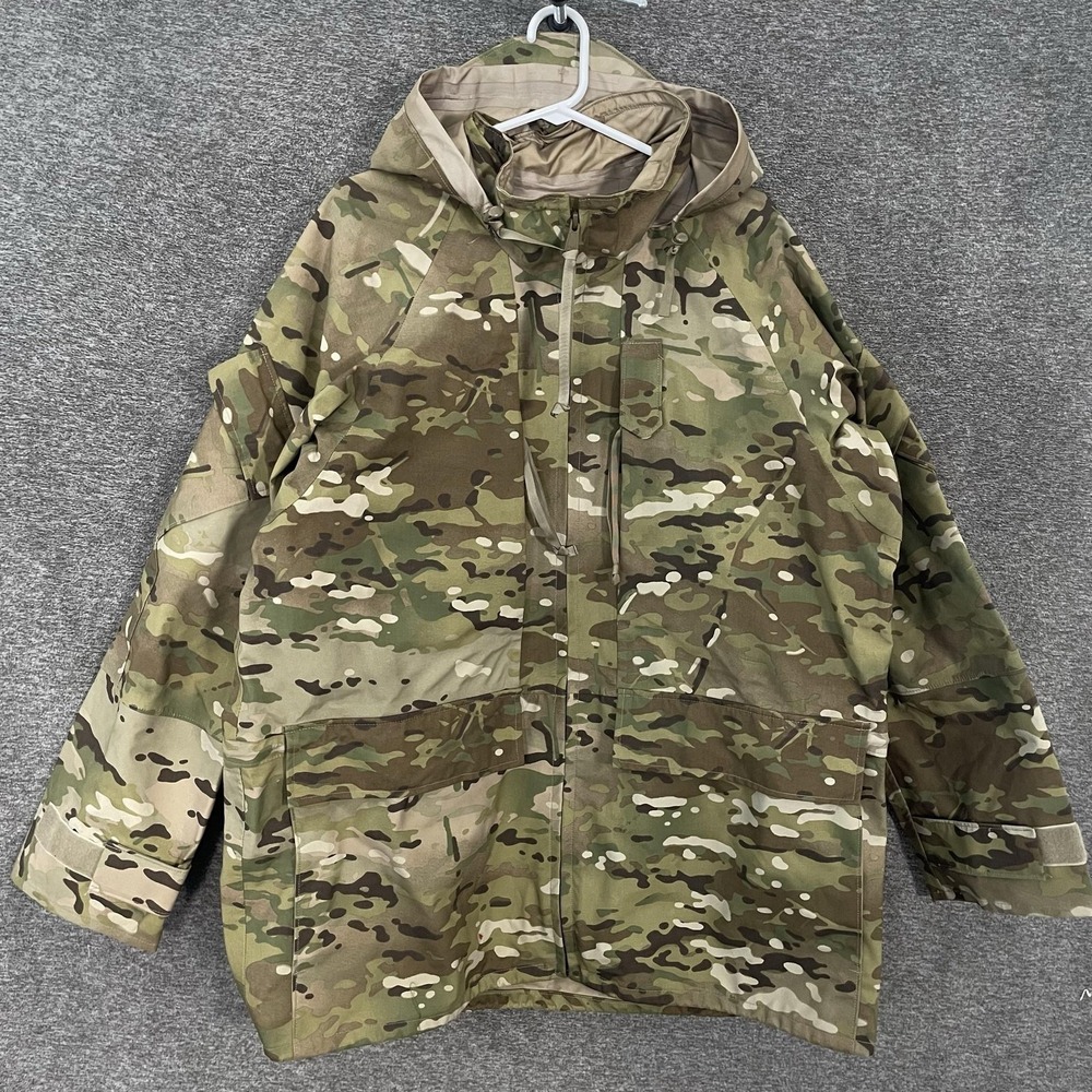Gore-Tex Valley Apparel Coat Mens LT Multicam Camo Hooded Military Apec USGI